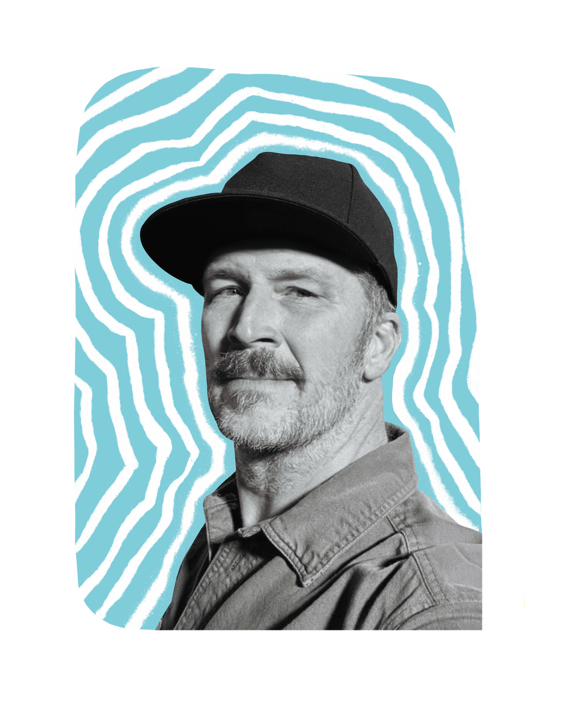 Brady Smith, the artist behind Neuro's board graphics.