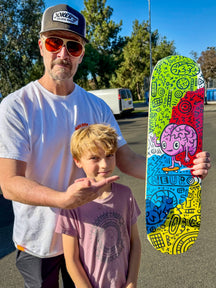 Brain Love Skateboard (Deck Only)
