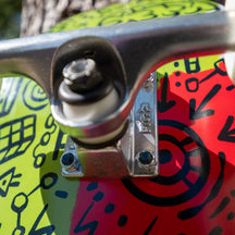 Brain Love complete skateboard, deck graphic