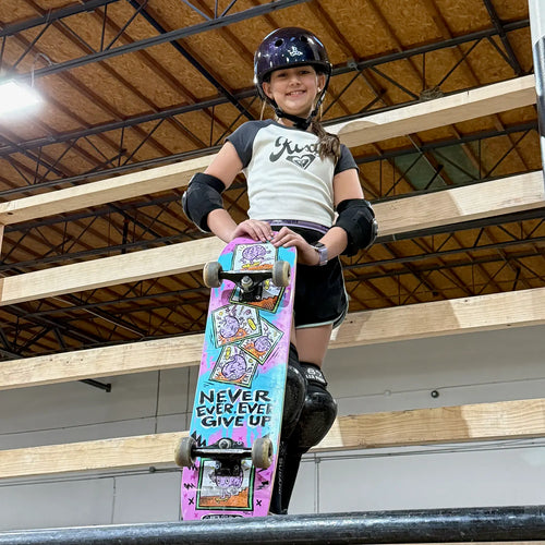 Never Give Up | Axon Skateboard Deck