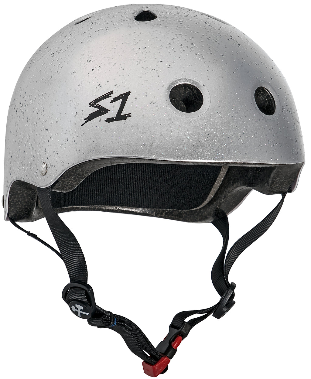 S1 Mini Lifer Helmet - Silver Glitter