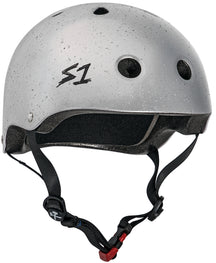S1 Mini Lifer Helmet - Silver Glitter