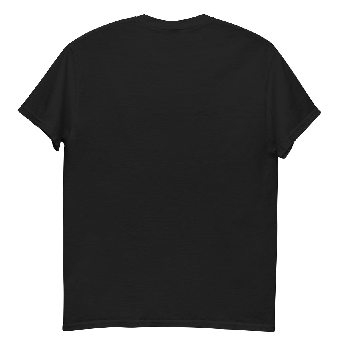 Adult Neuro Logo tee in black, plain back view
