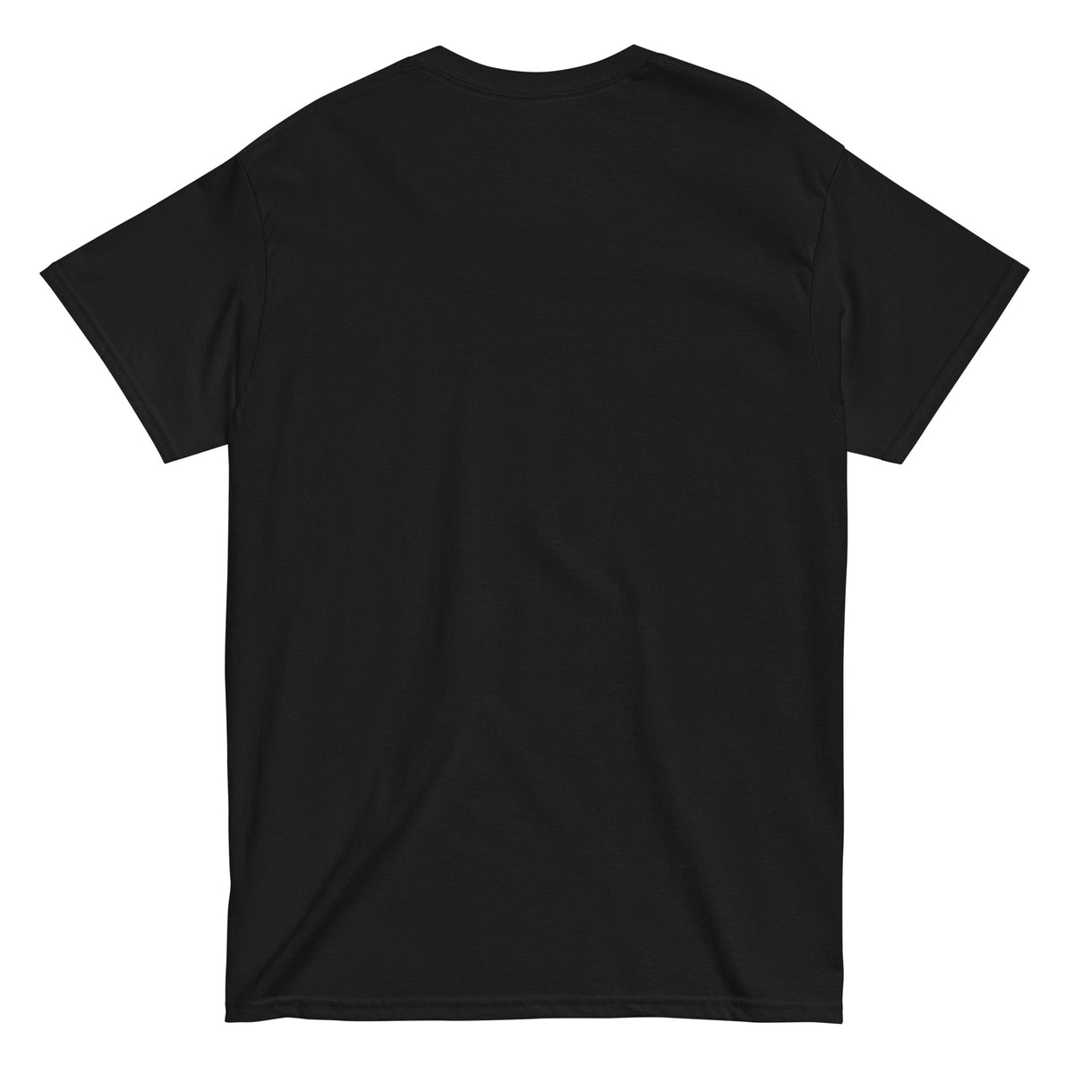 Adult Neuro Handstand tee in black, plain back view