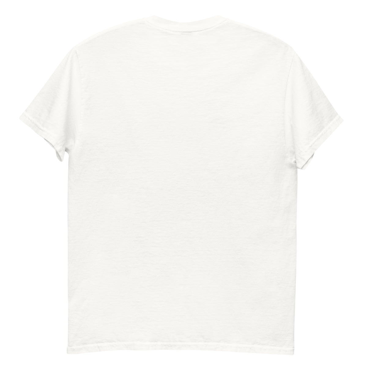 Adult Neuro Logo tee in white, plain back view