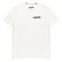 Adult Neuro Logo tee in white, front view with the Neuro logo on the left chest