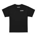 Youth Neuro Logo tee in black, front view with the Neuro logo on the left chest
